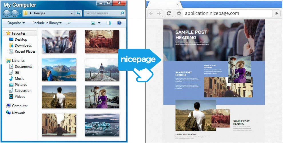 Nicepage AI for local images